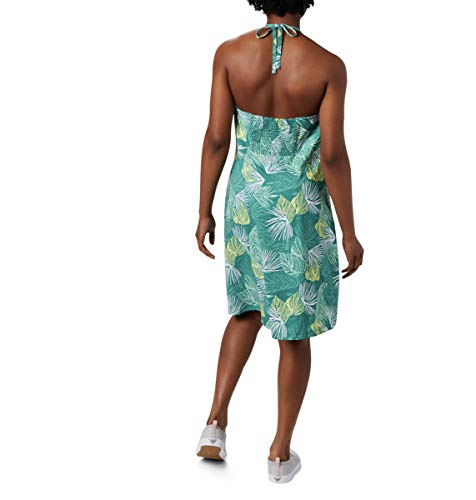 Columbia Women's Armadale Ii Halter Top Dress, Waterfall Feathery Leaves Print, Medium #TOP18
