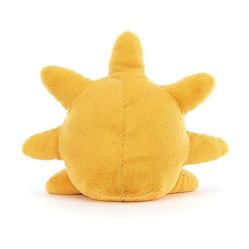 Bralf Amuseable Sun, Yellow Fun Sun Plush Stuffed Toy, Kawaii Summer Sunshine Plushie, Sun Shape Soft Plush, Car Pillow Neck Pillow Plush Toy, Kid Stuffed Star Toy-17.7In*78* #TOP1