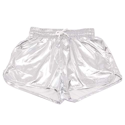 Short fille argenté Kenzo 6942K bermuda bimba haut de gamme