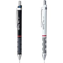 Rotring Tikky Versatil Kalem 0.7 mm, Siyah-Beyaz, 2'li Set