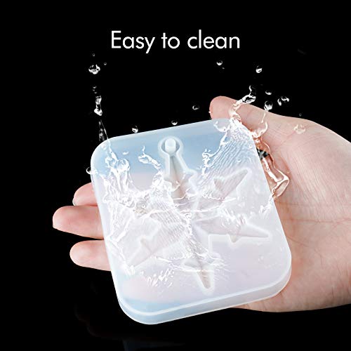 Niart Diy Epoxy Resin Casting Silicone Mold 11 Snowflake Handmade Art Craft Christmas Tree Ornament Necklace Earring Jewelry Pendant Keychain Holiday Home Wedding Party Decoration Prop Smooth Surface #TOP4
