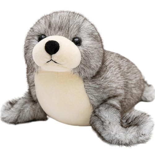 Phoque en peluche réaliste pour une décoration de chambre d'enfant douce