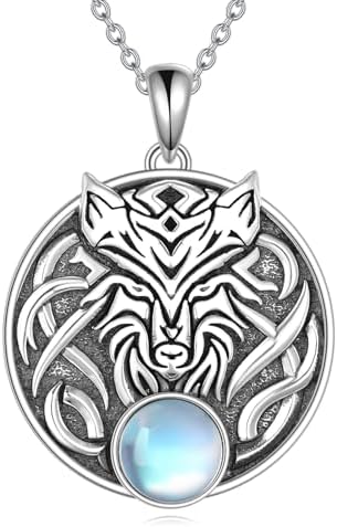 YFN Lobo Collar Plata de Ley Colgan...