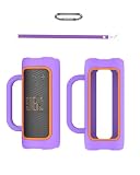 Custodia per JBL Grip Bluetooth Speaker, morbida custodia protettiva in silicone, delicata sulla pelle, con protezione completa, viola