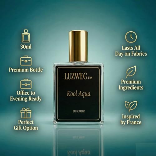Image of Kool Aqua 30 ml Perfume (Fresh Aquatic) | Light & Refreshing Unisex EDP | Long Lasting Fragrance | Premium Travel Size Perfume for Men & Women | Everyday Fresh Scent | Gift for Him & Her