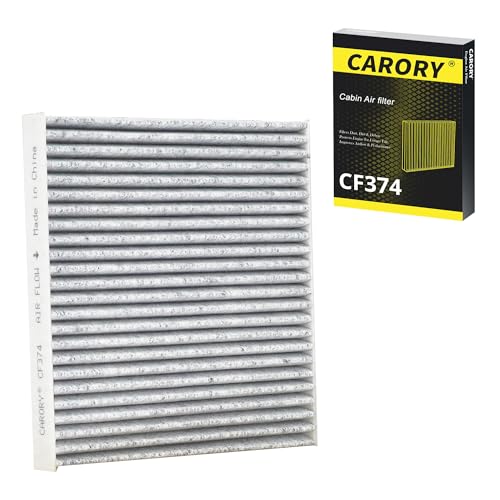CARORY Cabin Air Filter w/Activated Carbon for Toyota Tacoma (2005-2023) Dodge Dart (2013-2016) Pontiac Vibe (2003-2008) OE# 87139-YZZ09 88508-01010 CF10374