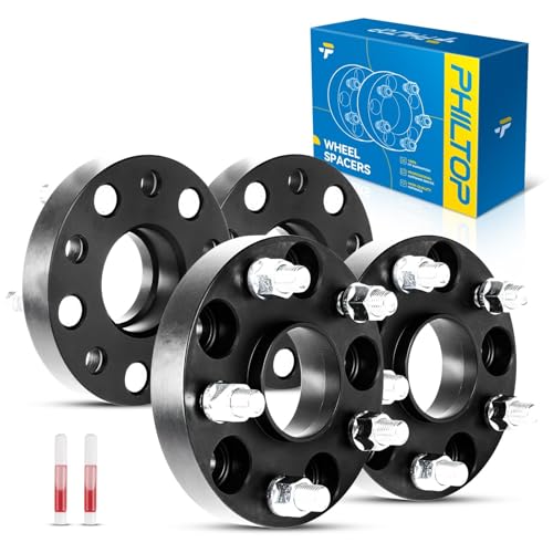 PHILTOP 5x120mm Hub-Centric Wheel Spacers 1 inch for Acura MDX