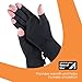 IMAK Brownmed Compression Arthritis Gloves - Fingerless Compression Gloves - Supports Circulation - Black - Small