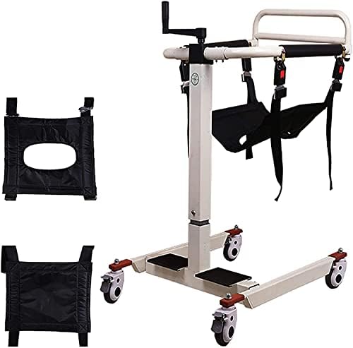 NOIRR Patient Transfer Wheelchair For Home, Poratble
