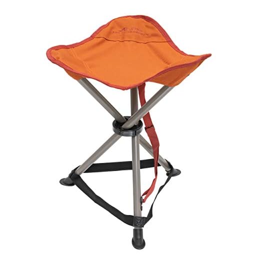 ALPS Mountaineering Tri-Leg Stool, Rust, 8120005