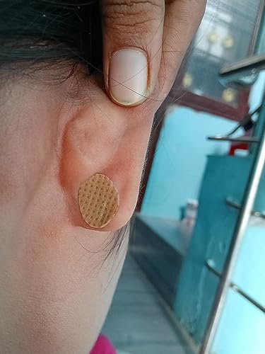 Image of Beauty tool Invisible (50 patches) Ear Lobe Tapes /Waterproof /Stickers Patches /Heavy Earrings Supporter for Girls & Women Ear Lobe Supporter (Skin Colour)