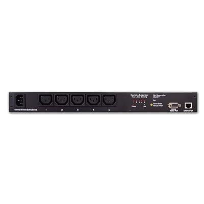 netBooter NP-05BH Switched PDU with 5 Power Outlets. Control via Web, Telnet, or Serial Port 5 x IEC-C13 Outlets, RS-232 Serial Port, 110-220V