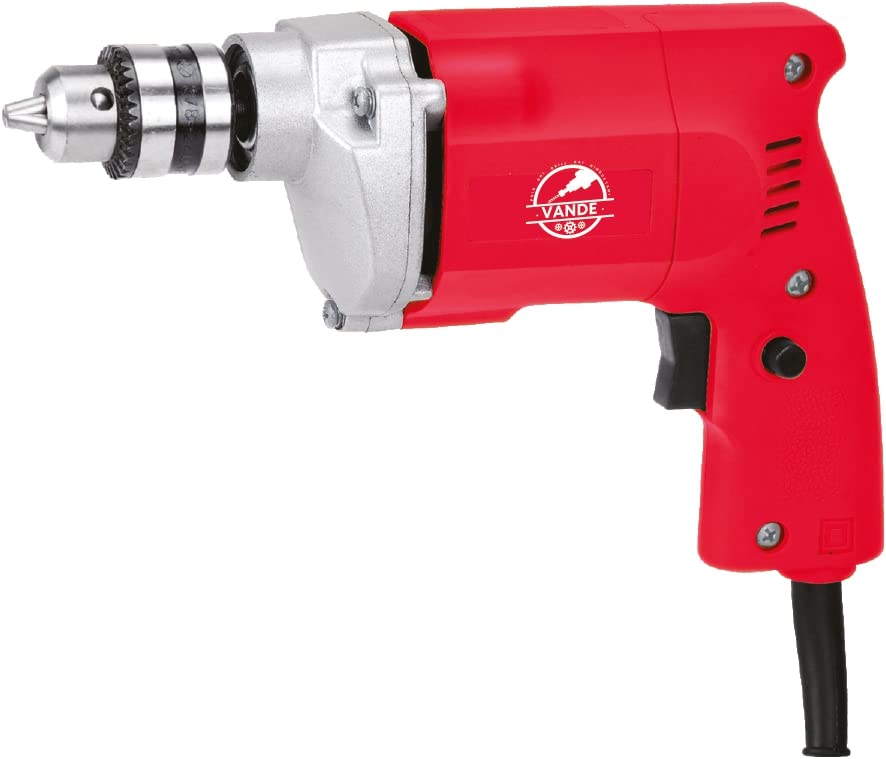Vande FPD-010A 10 millimeters Chuck Size 400-Watt Pistol Grip Drill Machine for Home,red (B0C23LQ7J7) Amazon Price History, Amazon Price Tracker