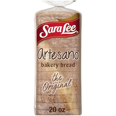 Sara Lee Artesano Original Bread, White Pre-sliced White Bread, 20 oz Bag Cover