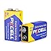 2 Pack 9V Carbon Zinc Batteries for Smoke detectors