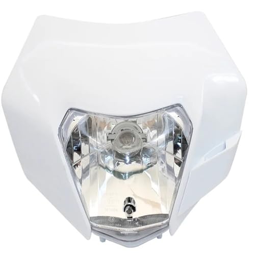 Phare de moto halogène 12V avec antibrouillards longue portée pour carénage EXC XC SX blanc