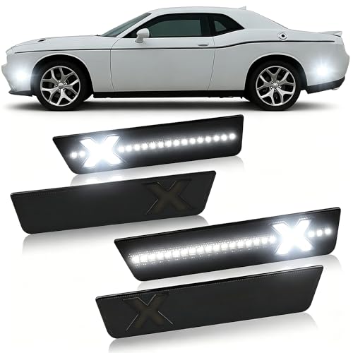 StylinPro LED Side Marker Lights White for 2008-2014 Dodge Challenger by StylinPro - Used condition - US$31.41