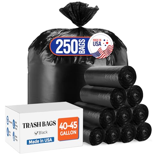 Delxo 40-45 Gallon Trash Bags