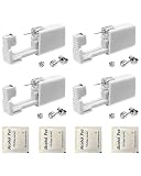4 Pack Ear Piercing Gun Kit, SLVIEKAE Disposable Ear Piercing Gun with Silver Earring Studs Safety E