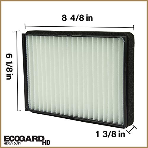 Ecogard Xc10614Hd Premium Heavy Duty Truck Cabin Air Filter (8-1/2 X 6-1/8 X 1 Inch) Fits Sterling Acterra, A-Line And L-Line #TOP1