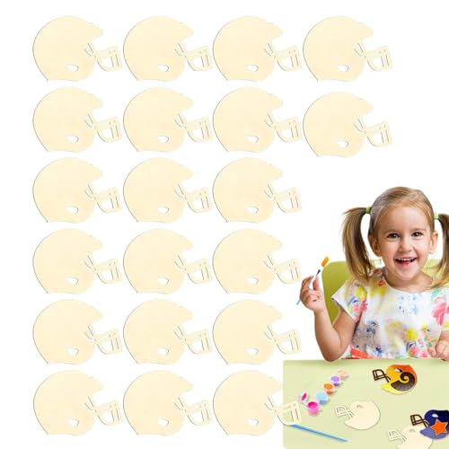 Rrlihjgu Schegge di legno per artigianato, trucioli di legno non finiti, ornamenti in legno non finiti, Fette a forma di scafo in, fette di legno per tutti i mestieri