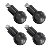 Kfwfuaee 標準17mmボールヘッドアダプター 4個パック 1/4インチネジアダプターマウント カメラ 携帯電話 タブレット アクションカメラマウント