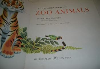 Hardcover The golden book of zoo animals (A Giant golden book) Book