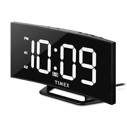 Timex Alarm Clock for Bedroom with Large Display and Battery Backup (T 334 ) product image