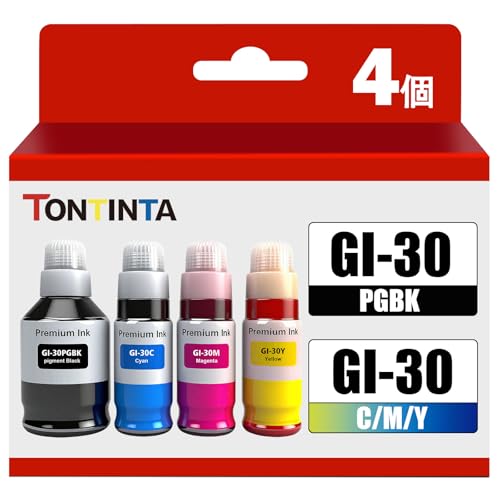 TONTINTA GI30 GI-30互換インクカートリッジ (PGBK/C/M