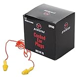 25 x paia box Proforce EP05 riutilizzabili tappi per le orecchie morbido silicone Protezione...