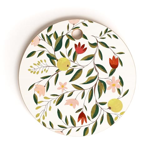 Society6 69181-cbdrou 83 Oranges Lovely and Fine Cutting Board, Wood, Blue