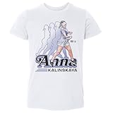 500 LEVEL Anna Kalinskaya Retro Toddler Shirt (White, 2T)