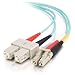 Produktbild C2G 15m Glasfaser/Glasfaserkabel fàur 10Gb Base-SR und 10GBase-LRM LC/SC Duplex Multimode 50/125 10Gb LSZH Glasfaser