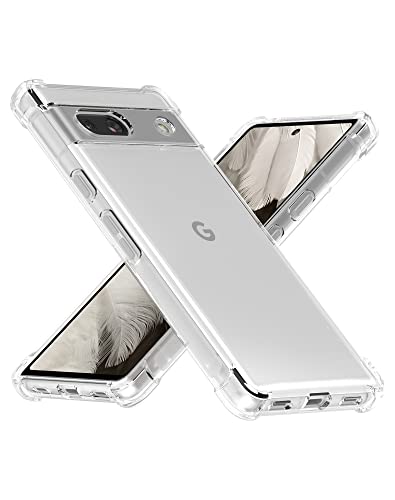 Image of for Back Case Cover Bumper Flexible Silicone Transparent Back Cover for Google Pixel 7A- Transparent