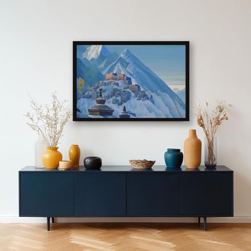 Impression toile Nicholas Roerich Himalaya Tibet de qualité supérieure