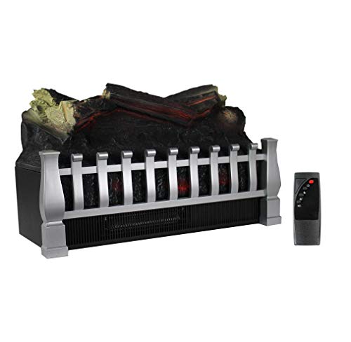 Image of Duraflame DFI021ARU-03 Electric Log Set Heater with Realistic Ember Bed, Nickel