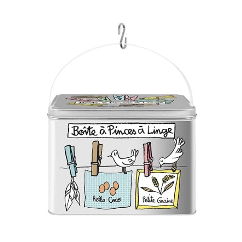 DLP - Caja de pinzas para ropa (con bisagra)