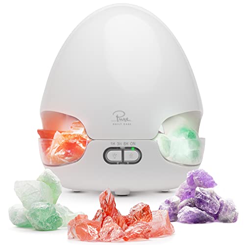 Ultraschall-Aromatherapie-Diffusor mit Edelstein, Kristall-Energie und ätherisches Öl Cover