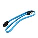 JETEHO 15.7 Inch SATA III 6.0 Gbps Cable with Locking Latch (10 Pack),Blue