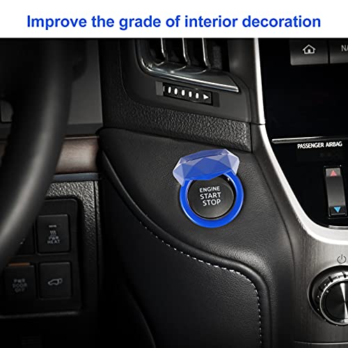 BESPORTBLE Botão de Parada de Partida Do Motor Do Carro Tampa Tampa Universal Tampa Do Botão Push St
