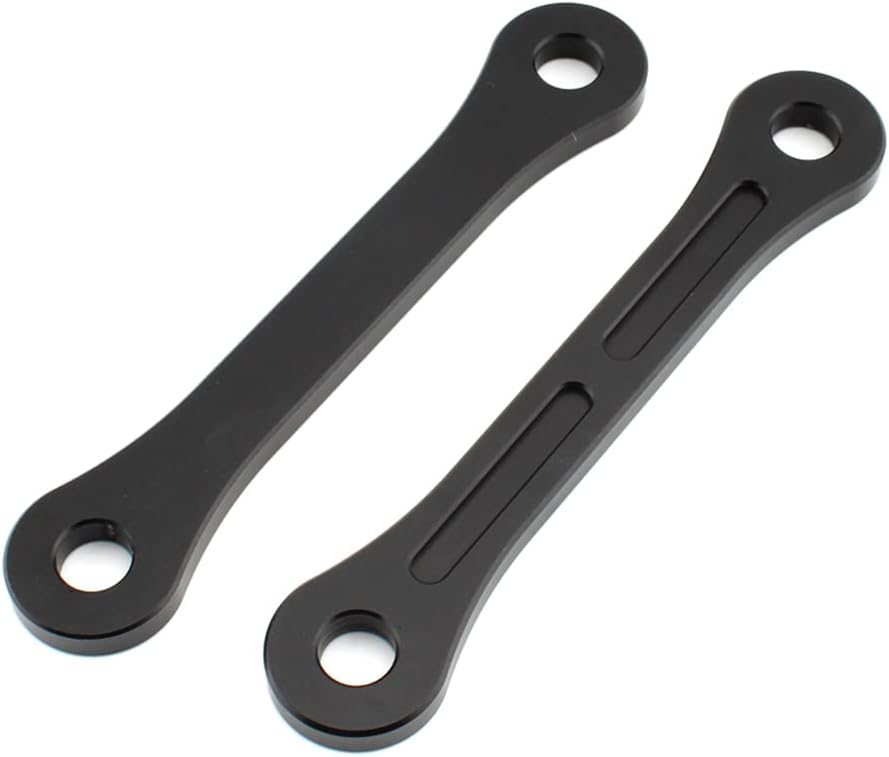 Cnamid5 Aluminum Alloy Black Motorcycle Rear Suspension Lowering Links Kit Replacement For Suzuki GSX1300R Hayabusa 1999-2022 (Lower Ride Height 35mm)