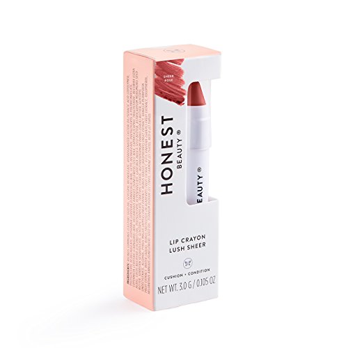 Honest Lip Crayon Lush Sheer - Rose Women Lipstick 0.105 Oz #TOP5