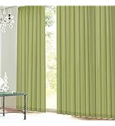 Amazon｜カーテンくれない 「K-wave-D-shine」きらめくシャンタン調