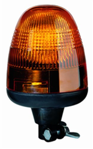 HELLA 006846001 KL Rotaflex Flex Mount Beacon Warning Light, Rotating Patterns, 12V, Amber