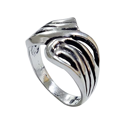 Bague en argent sterling 925 bagues de createurs faites main unisexes - 3