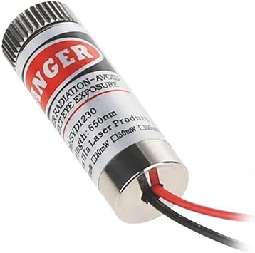 12mm 650nm 5mw K rm z   izgi Kafal  Lazer 5V