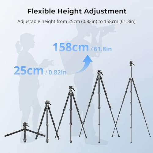 Image of SMALLRIG V Mount Battery VB99 + Carbon Fiber Tripod