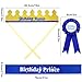 Ovveroche Birthday Party Supplies - 3 Piece Set with Prince Sash, Crown, and Pin for Photo Props and Decorations