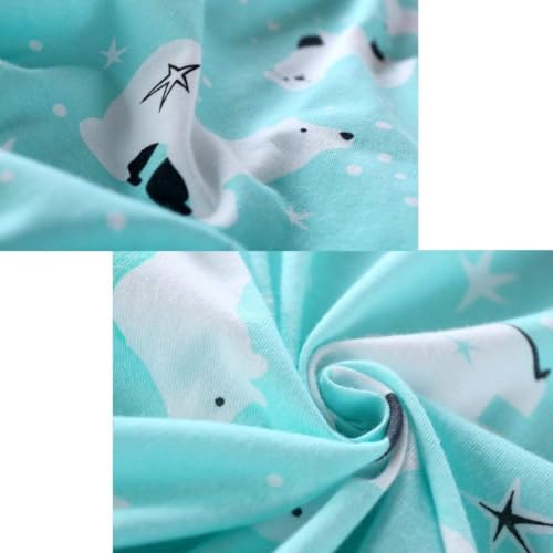 Image of ENJOYNIGHT Womens Cotton Nightgown Short Sleeve Sleepshirt Print Nightshirt | Short-Sleeve Crew Neck, Soft Cotton Fabric, Cartoon Printed Sleep Shirt, Loose Fit