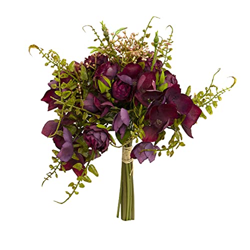 Buquê de Rosas Artificiais Marsala | Linha permanente Formosinha